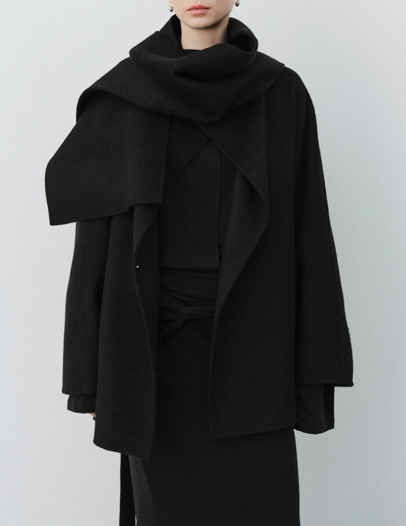 SANNA NY AVERY COAT BLACK