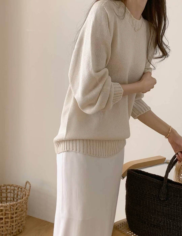 SARA KNIT ECRU