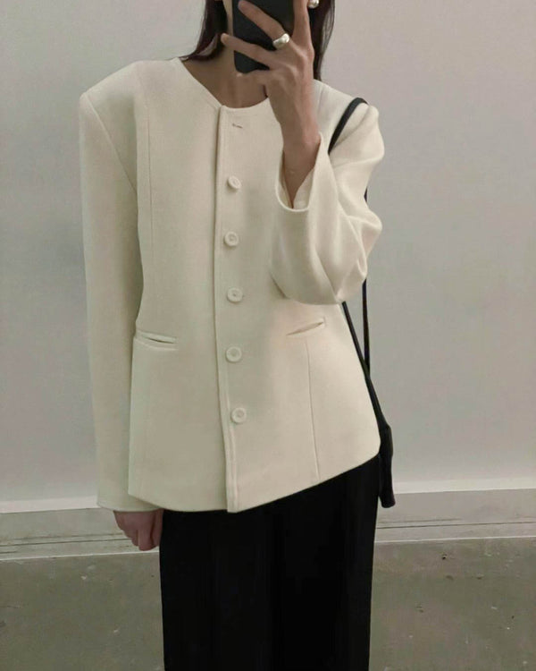 SANNA NY CLAUDE BLAZER IVORY