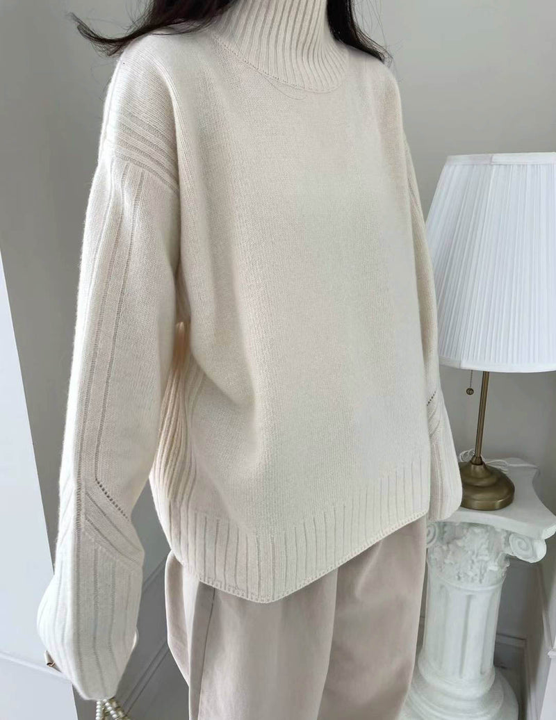 MARIS CASHMERE BLEND KNIT IVORY