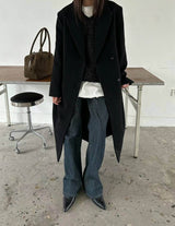 GRACE WOOL OVERCOAT BLACK