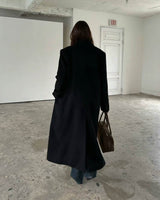 GRACE WOOL OVERCOAT BLACK