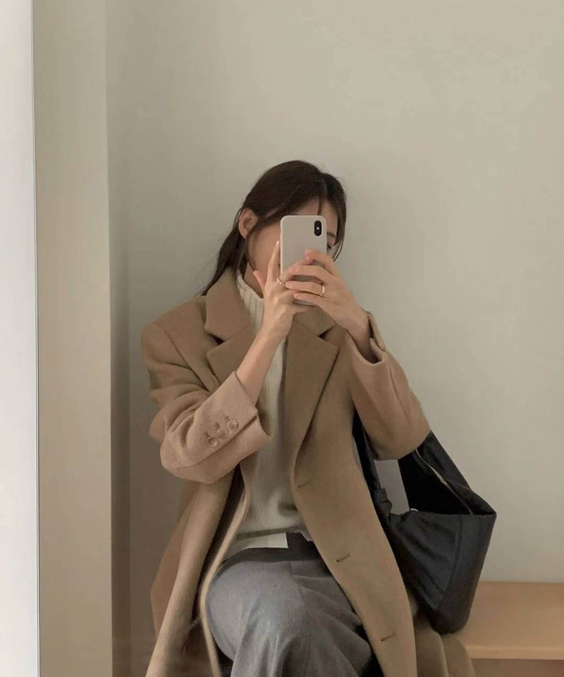 ILARIA WOOL COAT CAMEL