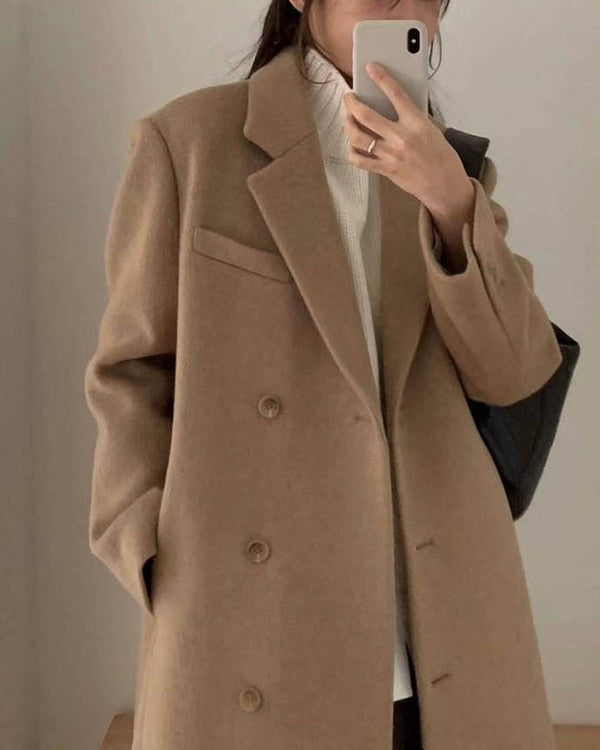 sanna ny ilaria coat camel