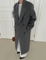 FELICIA WOOL OVERCOAT GREY