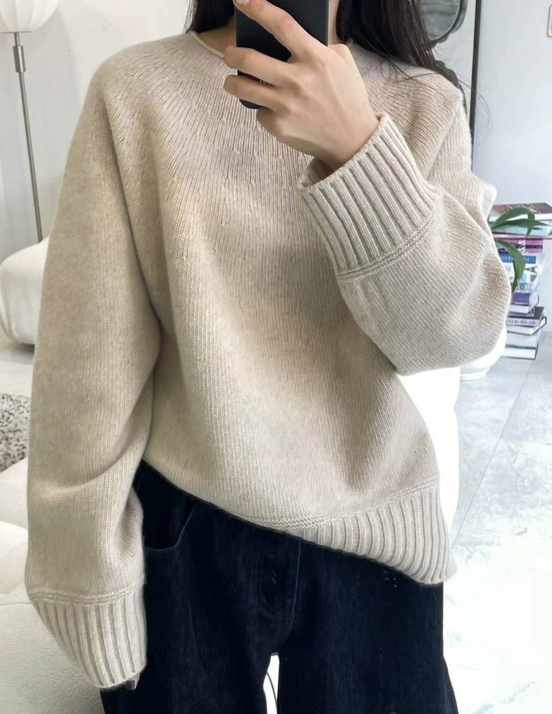 TOMAS WOOL CASHMERE KNIT